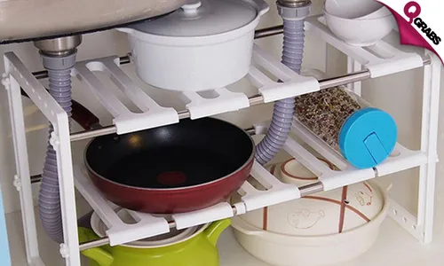 Adjustable Kitchen Organizer!